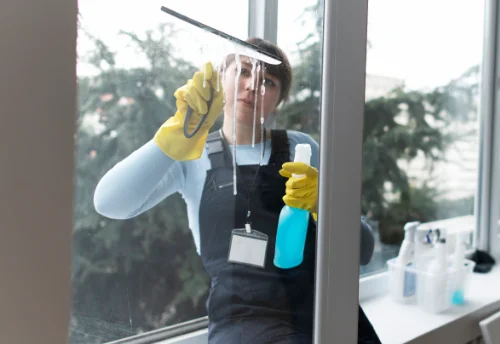 Nettoyage de vitres intérieures et extérieures à Marigny-Le-Lozon